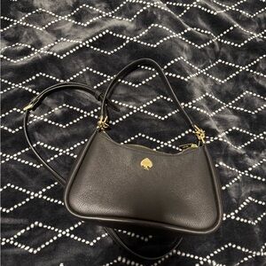 Kate Spade Black Leather Shoulder Bag
